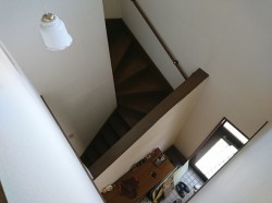 2階からの玄関吹抜け
