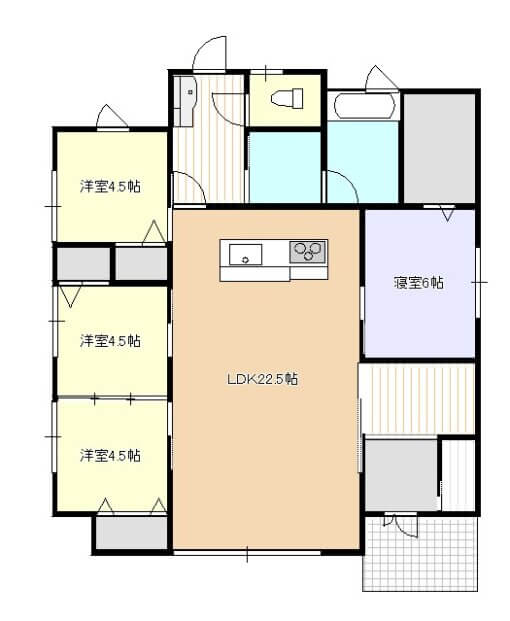 一条工務店の平屋建