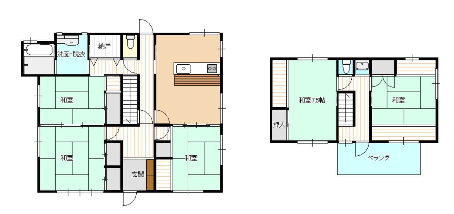 和×洋のミックスハウス